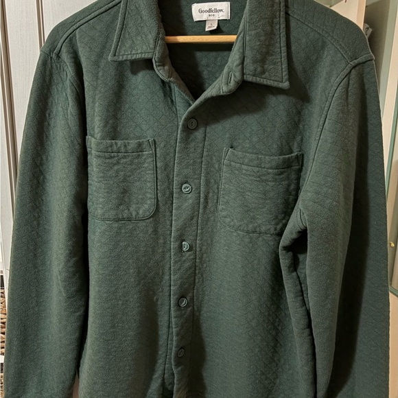 Green Quilted Jacket Large - Picture 2 of 5